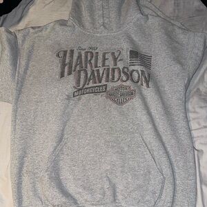 Harley-Davidson Gray Hoodie Sweater